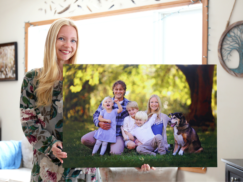 Dein Foto gedruckt als Leinwand . Fotodruck Querformat Hochformat, Leinwand 50 x 70cm .