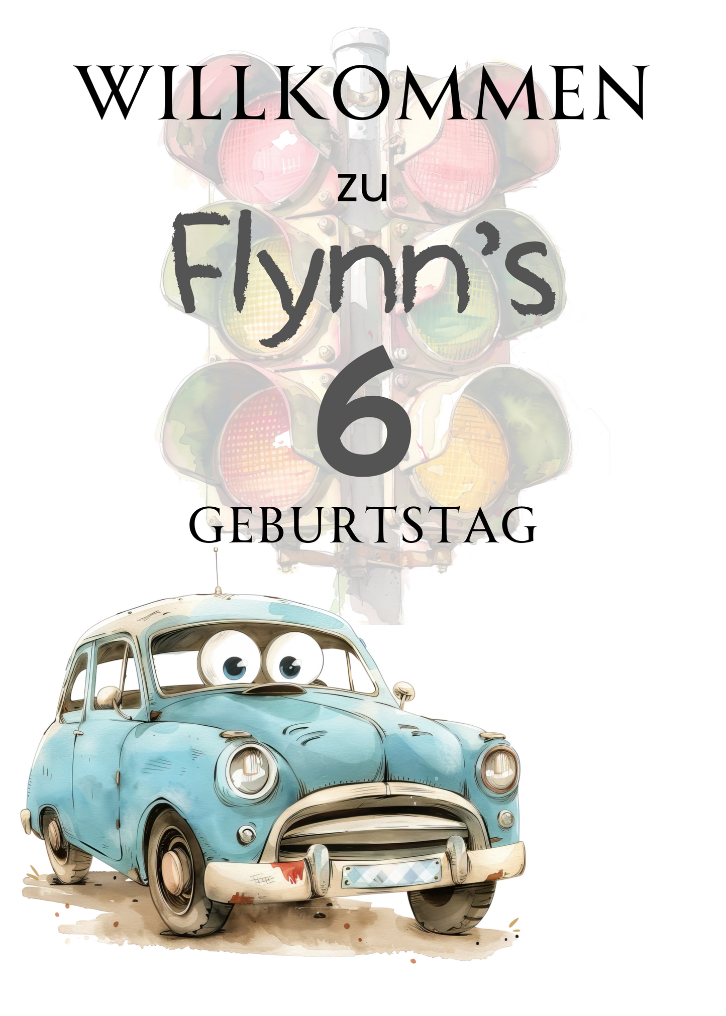 Willkommensschild zum 1. Geburtstag Kindergeburtstag Personalisiertes Deutsch