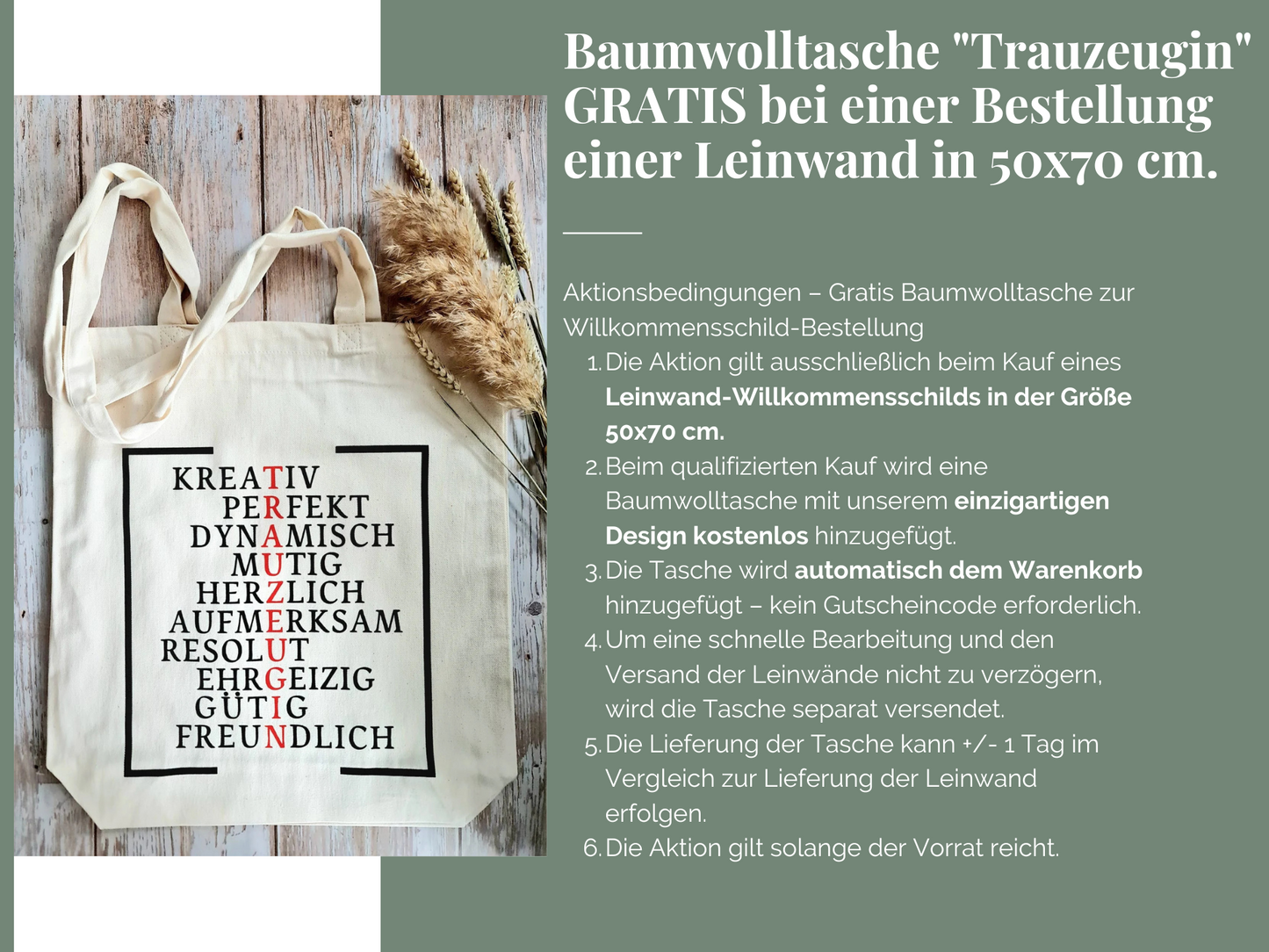 Willkommensschild Hochzeit - Leinwand , Poster - Boho , Beige , Blumen JULIA