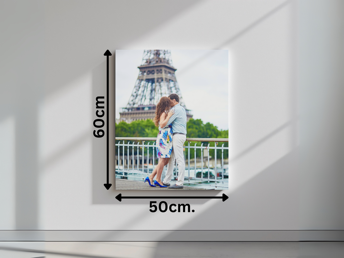 Dein Foto gedruckt als Leinwand . Fotodruck Querformat Hochformat, Leinwand 50 x 60cm
