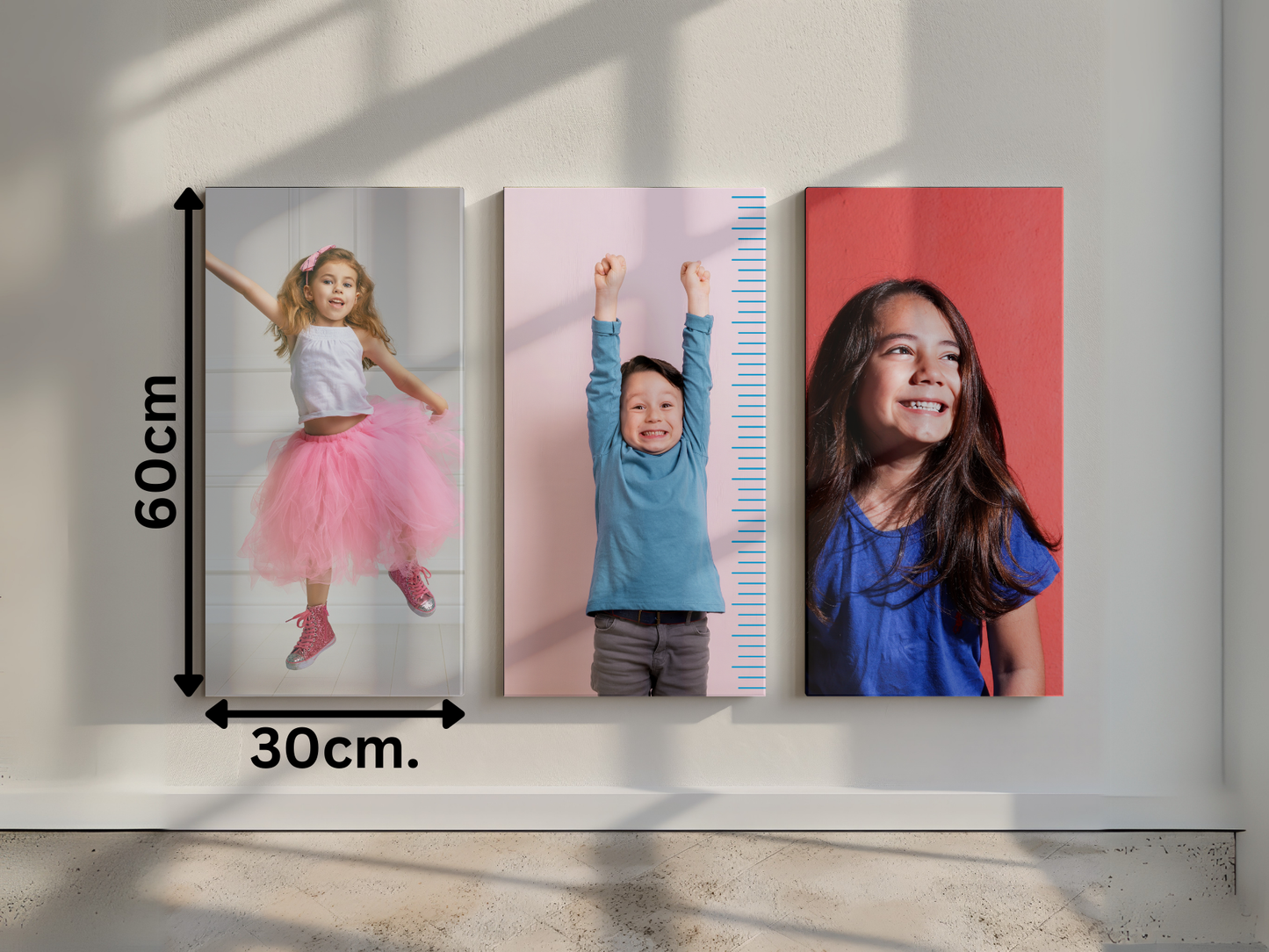 Dein Foto gedruckt als Leinwand . Fotodruck Querformat Hochformat, Leinwand 30 x 60cm