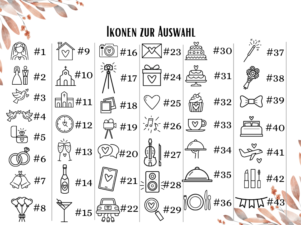 Tagesablauf für Hochzeit Leinwand, Poster . Trockenblumen , Boho Strand Hochzeit DIANA