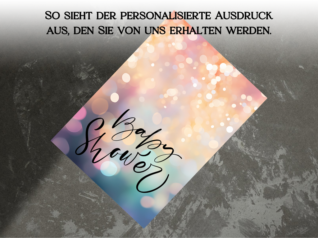Gästebuch Alternativen für Baby Shower Leinwand, Poster  - Rosa , Blau MAYA