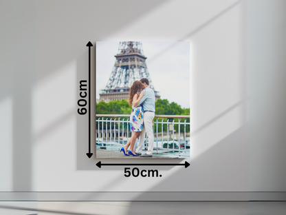 Dein Foto gedruckt als Leinwand . Fotodruck Querformat Hochformat, Leinwand 50 x 60cm