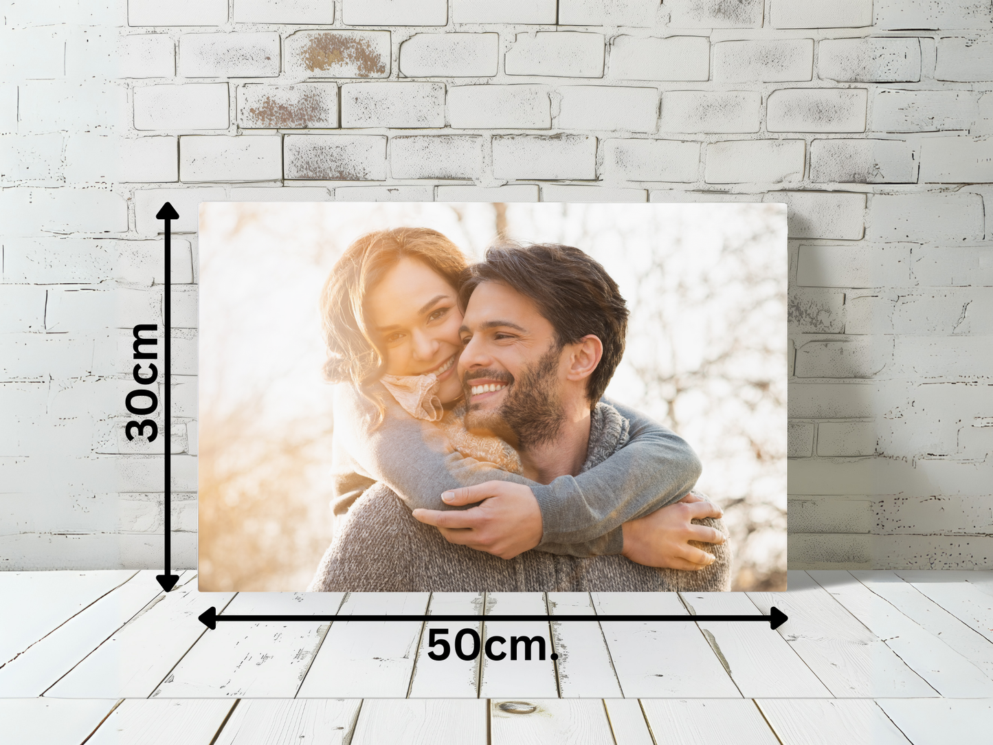 Dein Foto gedruckt als Leinwand . Fotodruck Querformat Hochformat, Leinwand 50 x 30cm