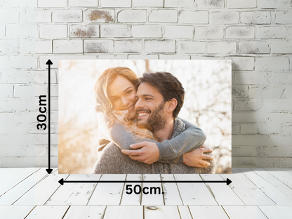 Dein Foto gedruckt als Leinwand . Fotodruck Querformat Hochformat, Leinwand 50 x 30cm