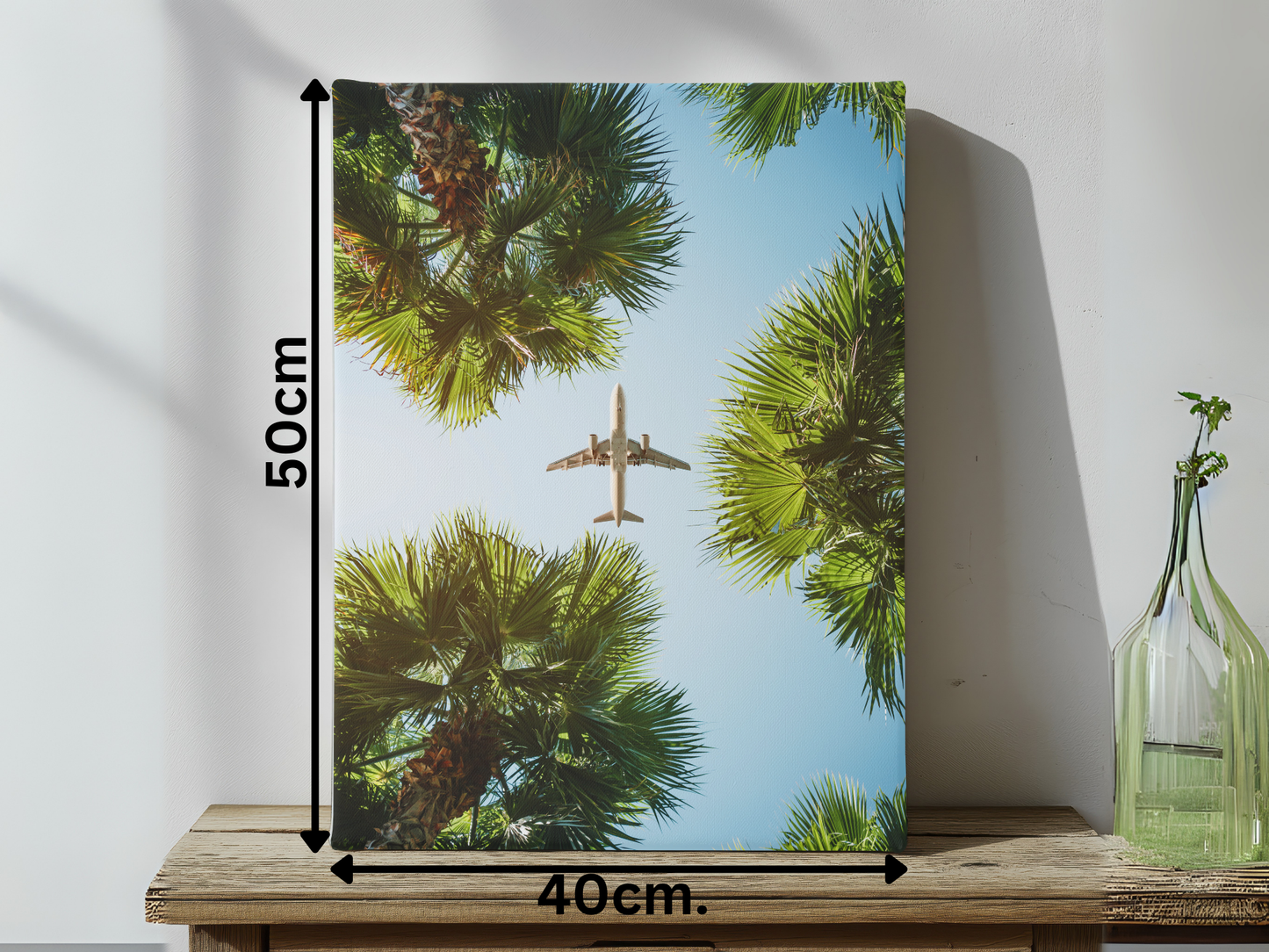 Dein Foto gedruckt als Leinwand . Fotodruck Querformat Hochformat, Leinwand 50 x 40cm